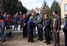 گزارش تصویری از آئیین درختکاری و تقدیر ازهمکاران فضای سبز دانشگاه